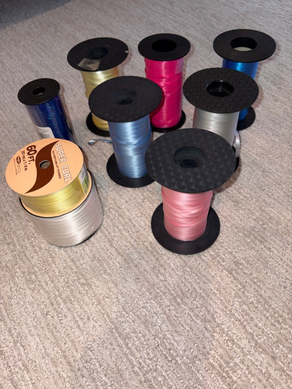 Assorted Curling Ribbon Spools - Multi Color Pack